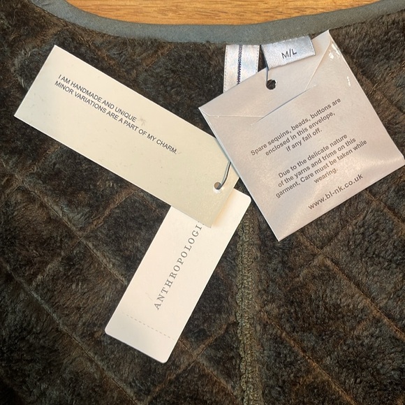 Brand New and Unique bl^nk UK Quilted Jacket from Anthro - Picture 8 of 12